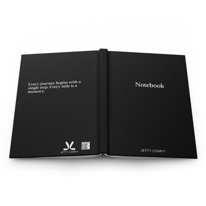 Jetty Comfy™ Signature Hardcover Notebook – Matte Finish, Lined Pages & Minimalist Style