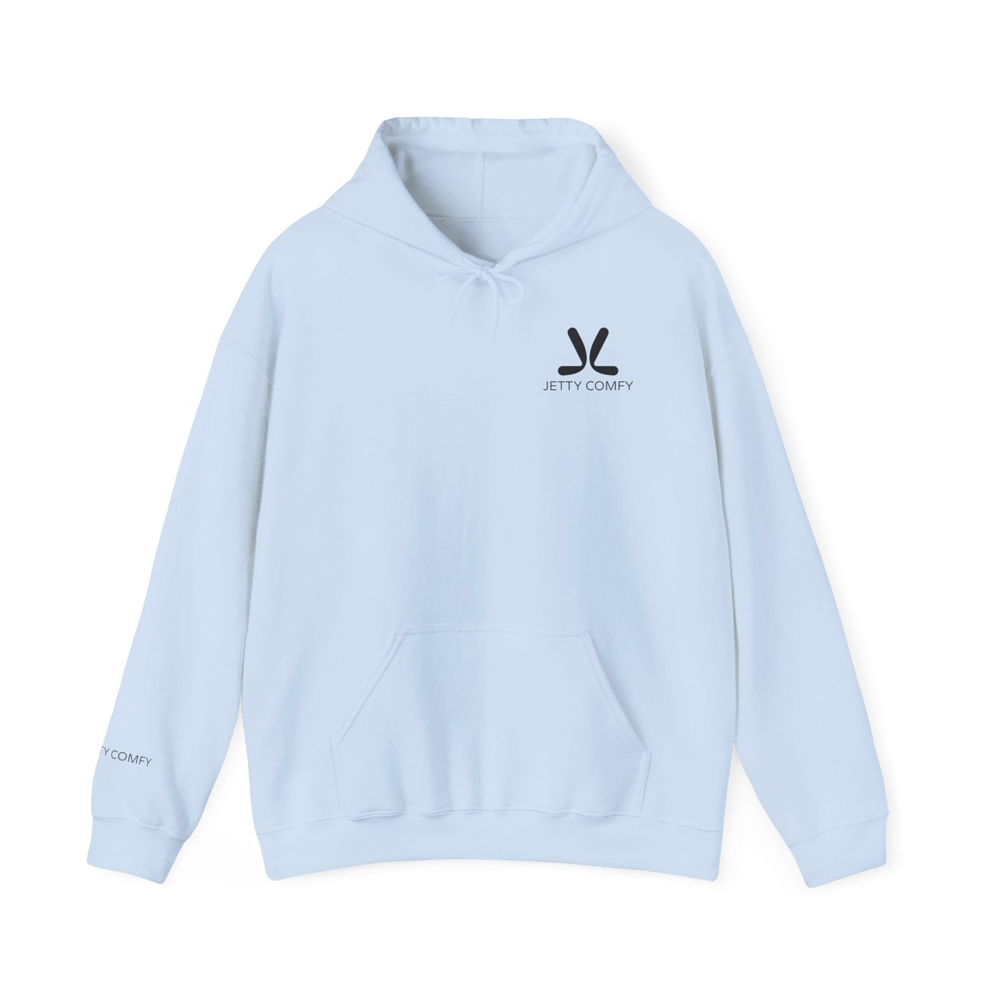 Jetty Comfy™ Signature Logo Unisex Hoodie – Cozy, Stylish & Minimalist