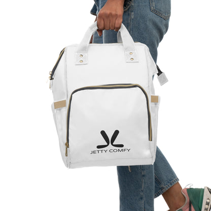 Jetty Comfy™ Signature Logo Backpack – Tear-Resistant, Spacious & Everyday Ready