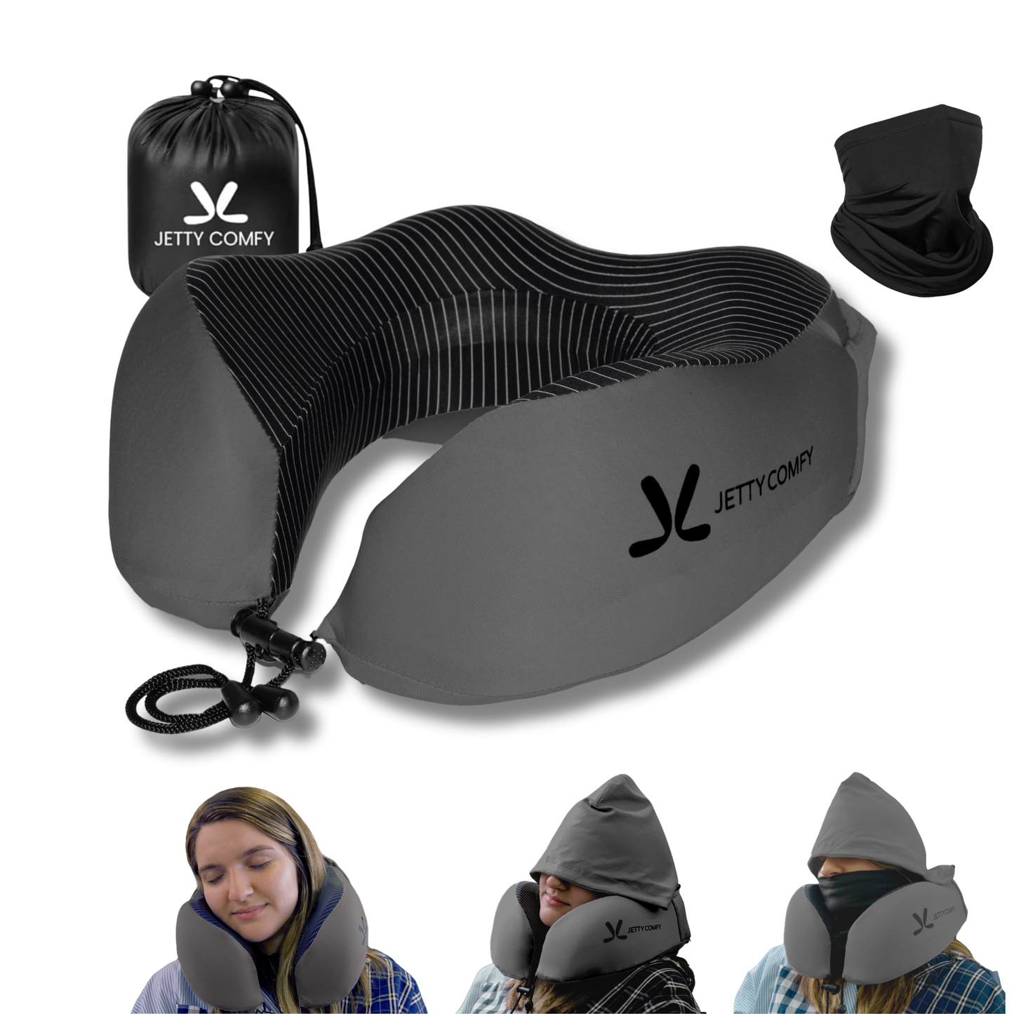 Kocoon Ultimate - Ergonomic Memory Foam Travel Neck Pillow